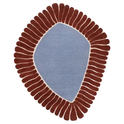 Pre-owned Cc-tapis M'ama Non M'ama Large Handmade Rug In Lillac By Patricia Urquiola In Brown
