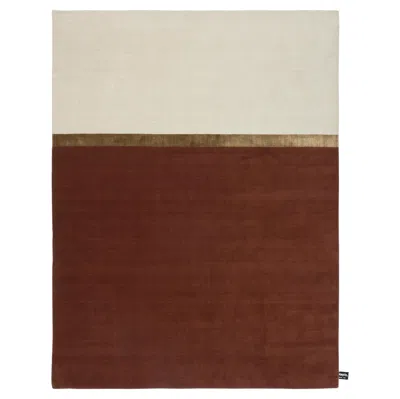 Pre-owned Cc-tapis Metroquadro Mind The Gap Rug In Brown