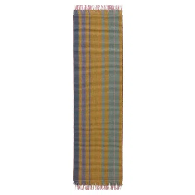 Pre-owned Cc-tapis Omote Haru Runner Handmade Rug By Mae Engelgeer In Brown