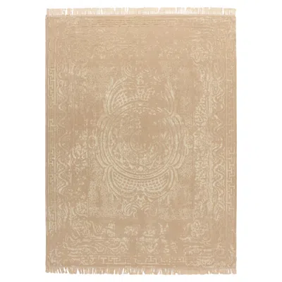 Pre-owned Cc-tapis Pure Trace D'aubusson Full Rug By  Desiogn Lab In Sand