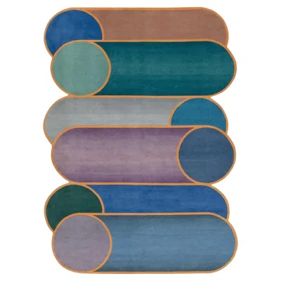Pre-owned Cc-tapis Rotazioni A Rug Designed By Patricia Urquiola In Stock In Gray