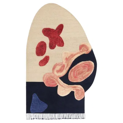 Pre-owned Cc-tapis Rude Collection - Tiddlybits Handmade Rug By Faye Toogood In Sand