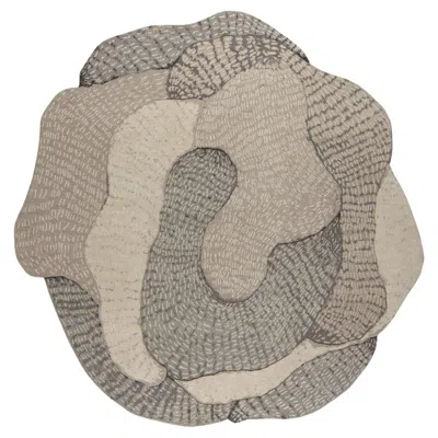 Pre-owned Cc-tapis Swarm Round By Marlene Houissoud In Brown