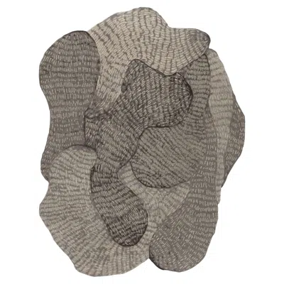 Pre-owned Cc-tapis Swarm Rug By Marlene Houissoud In Gray