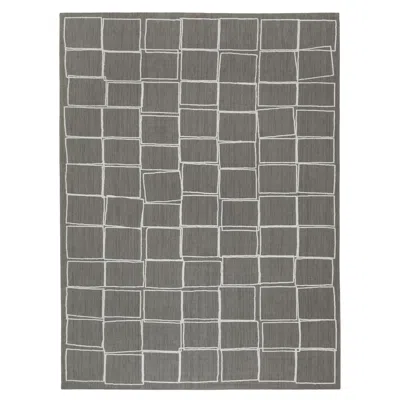 Pre-owned Cc-tapis Tessera Offset Large Rug In Light Grey By Yabu Pushelberg In Gray