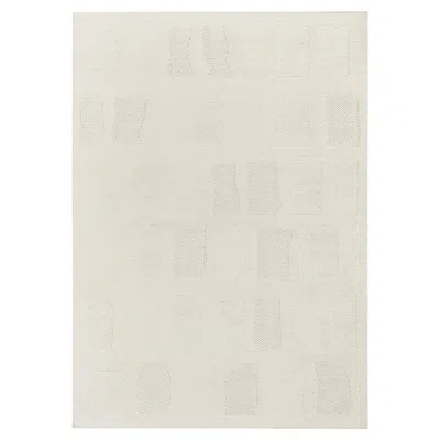Pre-owned Cc-tapis Tessera Outcropped Small Rug In White By Yabu Pushelberg