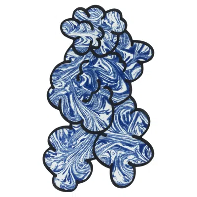 Pre-owned Cc-tapis Venus Power Rug In Blue By Patricia Urquiola
