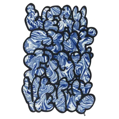 Pre-owned Cc-tapis Venus Weallcomefromvenus Rug In Blue By Patricia Urquiola