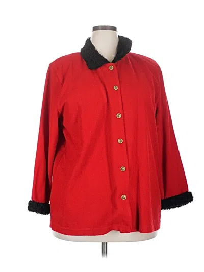 Pre-owned C.d. Daniels Cardigan Sweater In Red