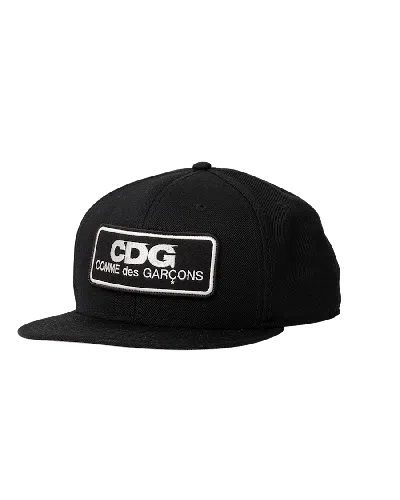 Pre-owned Cdg Cdg Cdg X Comme Des Garcons Cdg Logo Patch Cap Hat Comme Des Garcons In Black