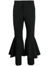 Cdg Flared-leg Tailored Trousers