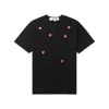 Cdg Play Multi Heart Printed Cotton T-shirt