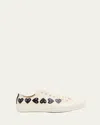 Cdg Play X Converse Multi Heart Low-top Sneakers In Neutral