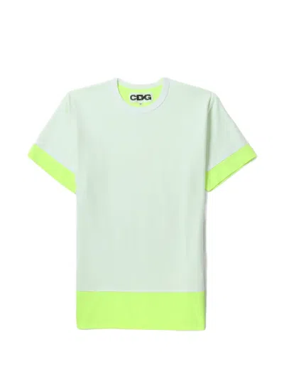 Cdg 分层式拼接t恤 In Green