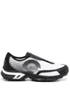 Cdg X Salomon Sr901e Low-top Sneakers In Black