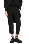 Cdgcdg Cropped Nylon Twill Pants In Black
