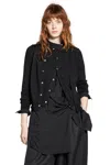 Cdgcdg Layered Wool Cardigan In Black