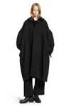 Cdgcdg Woman Black Coats In Black