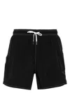 Cdlp Contrast-stitching Swim Shorts In Black