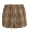 Cdlp Checked Boxer Briefs In Multi