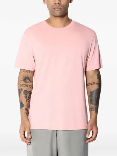 Cdlp Crew-neck Short-sleeve T-shirt In Pink