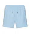 Cdlp Mens Sky Blue Drawstring-waist Three-pocket Recycled-polyamide Swim Shorts In Sky Blue