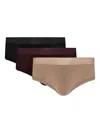 Cdlp Elasticated-waist Briefs (pack Of Three) In Black