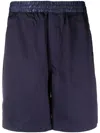Cdlp Home Satin Shorts In Blue