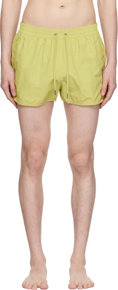 Cdlp Green Econyl Swim Shorts In Pistachio