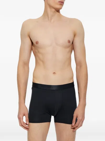 Cdlp Logo-waistband Boxers In Blue