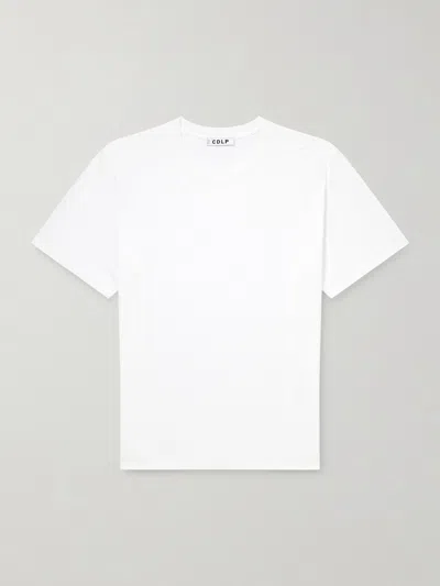 Cdlp Lyocell And Pima Cotton-blend Jersey T-shirt In White