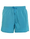 Cdlp Man Swim Trunks Azure Size L Polyamide, Econyl In Blue