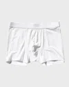 Cdlp Men & Apos;s Solid 3-pack Boxer Briefs In White