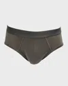 Cdlp Men & Apos;s Solid 3-pack Y-briefs In Gray