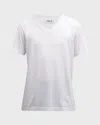 Cdlp Round-neck Lightweight T-shirt In White