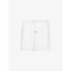 CDLP CDLP MEN'S WHITE DRAWSTRING-WAIST THREE-POCKET RECYCLED-POLYAMIDE SWIM SHORTS