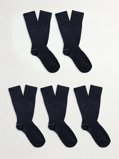 Cdlp Pack Of Six Knitted Socks In Black