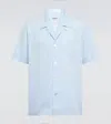 Cdlp Pajama Shirt In Sky Blue