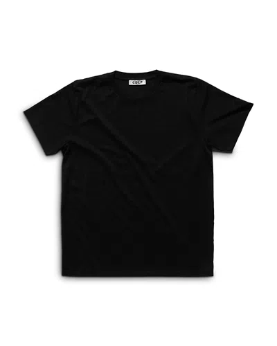 Cdlp Regular Midweight Crewneck T-shirt In Black
