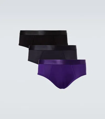 Cdlp Set Of 3 Jersey Briefs In Multi
