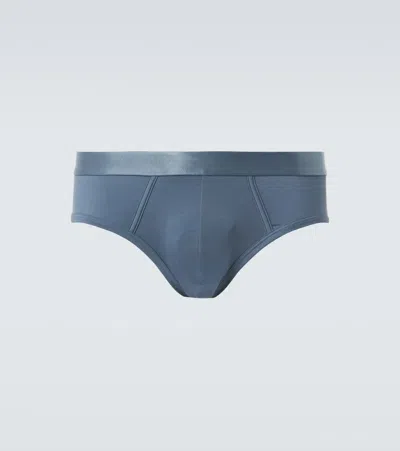 Cdlp Set Of 3 Logo Briefs In Blue