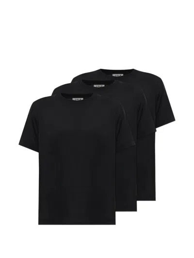 Cdlp Short-sleeve T-shirt (pack Of Three) In Black
