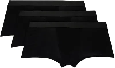 Cdlp Three-pack Black Boxer Briefs