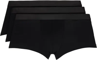Cdlp Three-pack Black Trunk Boxer Briefs