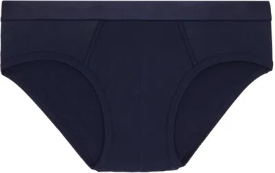 Cdlp Three-pack Navy Briefs In Navy Blue