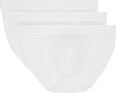 Cdlp Three-pack White Tanga Briefs