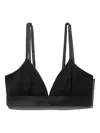 Cdlp Triangle Bralette In Black