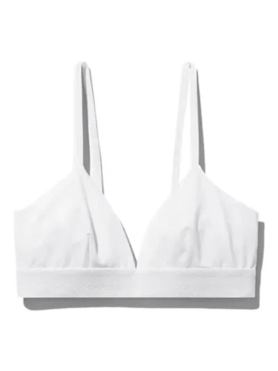 Cdlp Triangle Waistband Bra In White
