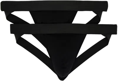 Cdlp Two-pack Black Jock Straps