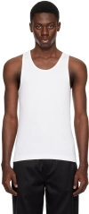 Cdlp Two-pack White Tank Top In White